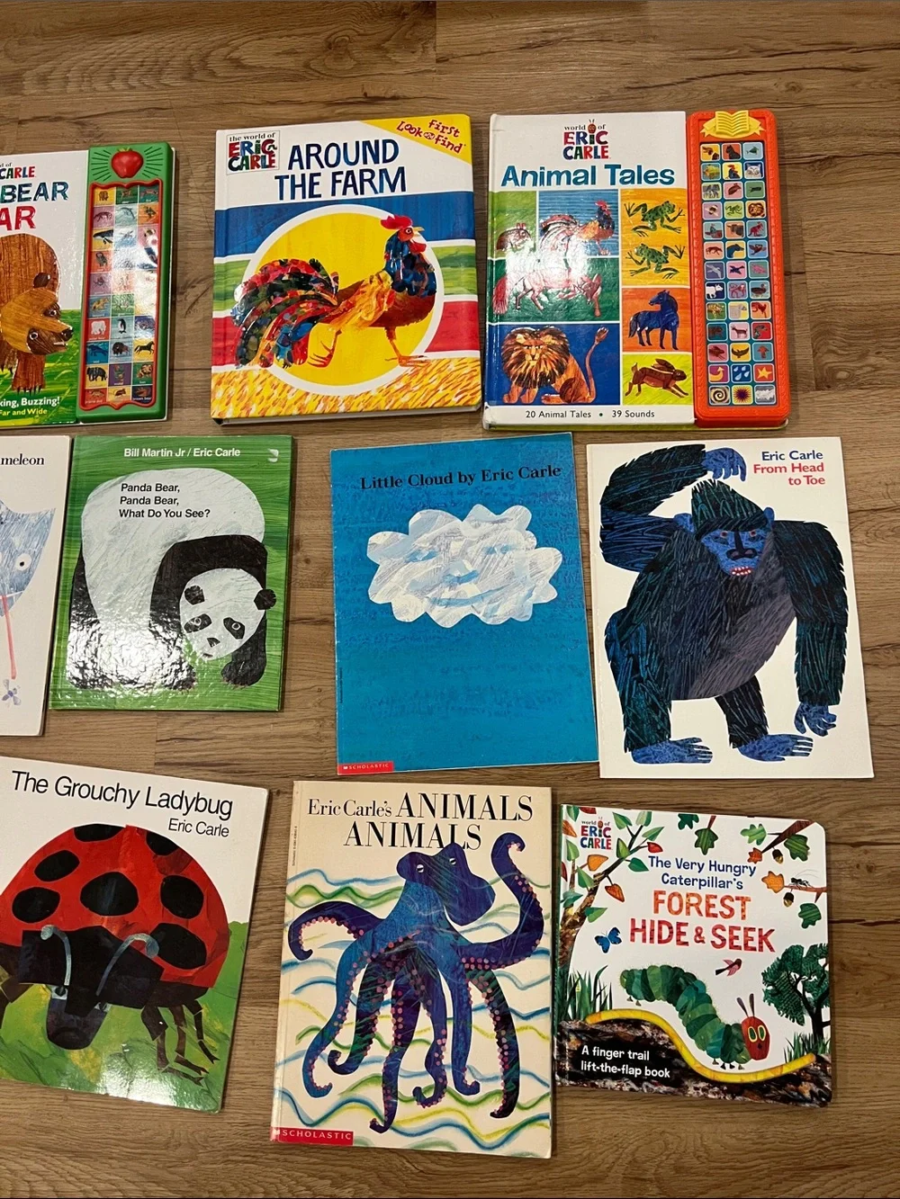Colorful Educational Animal Board Books Set - Green/Multicolor